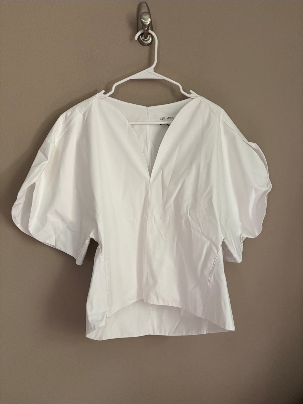 Zara limited edition poplin top 2416/122